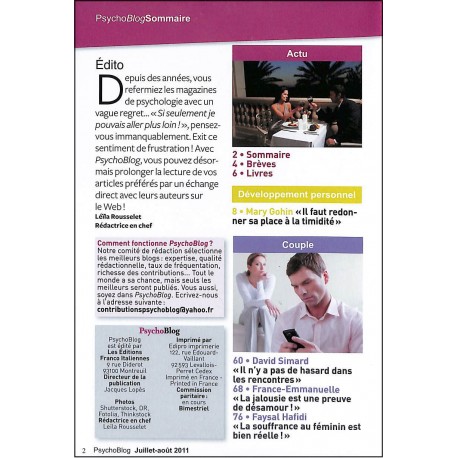 PSYCHO BLOG |Premier Numéro