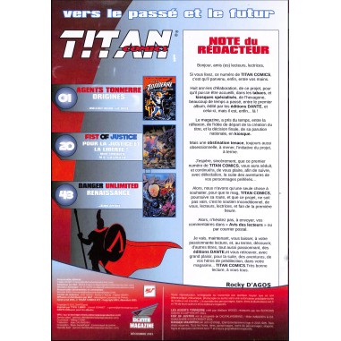 TITAN COMICS |Premier Numéro