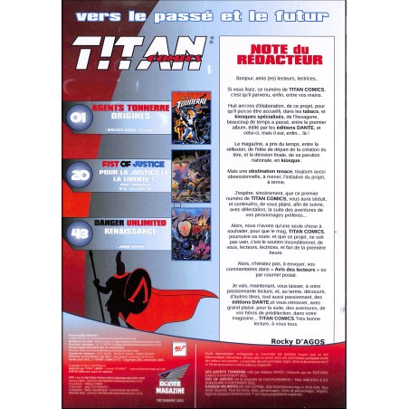 TITAN COMICS |Premier Numéro