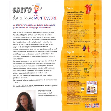 LA CUISINE MONTESSORI |Premier Numéro