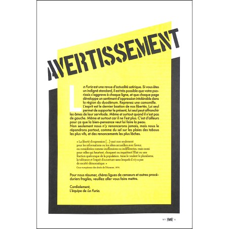 LA FURIA |Premier Numéro