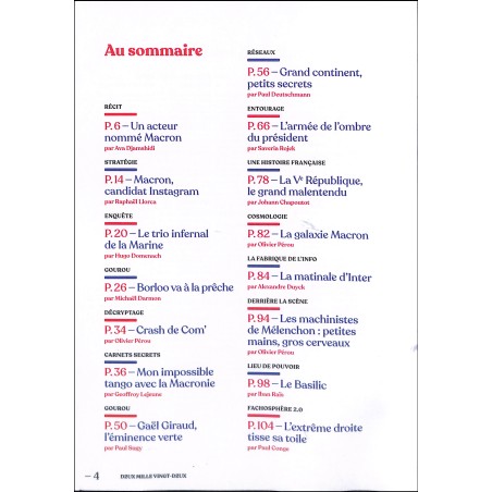 D2UX MILLE VINGT D2UX |Premier Numéro