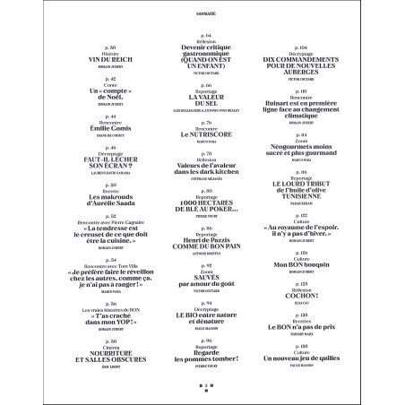 BON |Premier Numéro