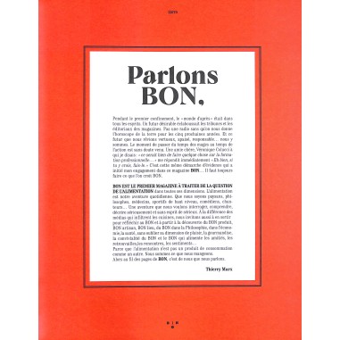 BON |Premier Numéro