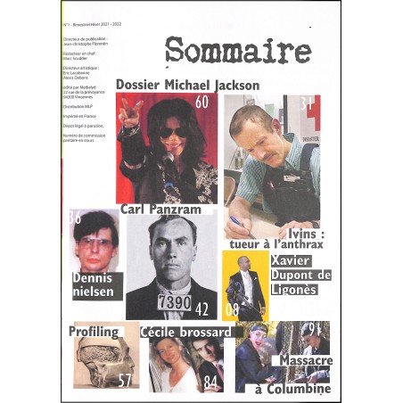 ARCHIVES DU CRIME |Premier Numéro