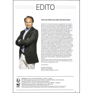 TAPIS ROUGE LE MAGAZINE |Premier Numéro