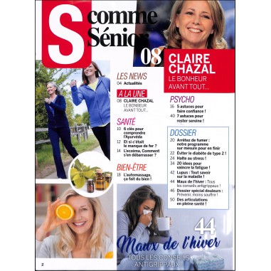 S COMME SÉNIOR |Premier Numéro