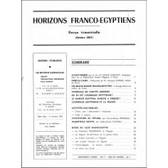 HORIZON FRANCO-EGYPTIENS |Premier Numéro 2