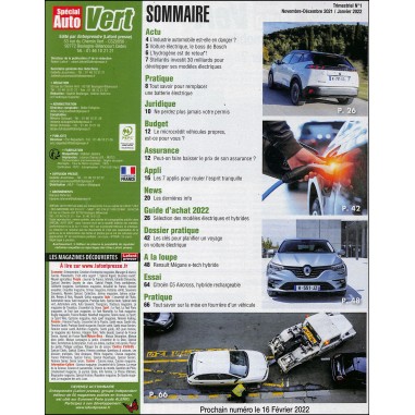 SPÉCIAL AUTO VERT |Premier Numéro