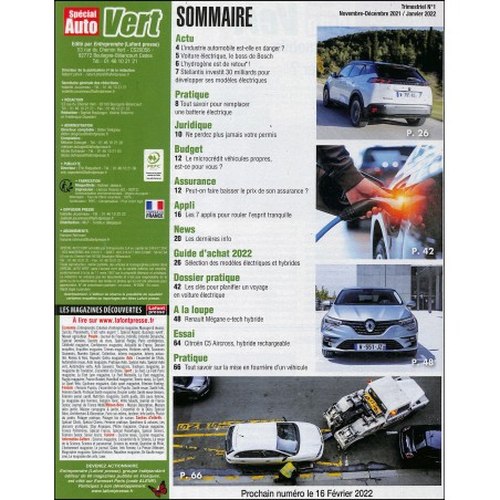 SPÉCIAL AUTO VERT |Premier Numéro