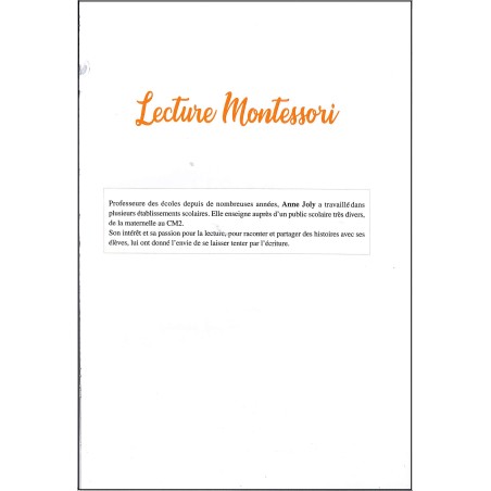 LECTURE MONTESSORI |Premier Numéro
