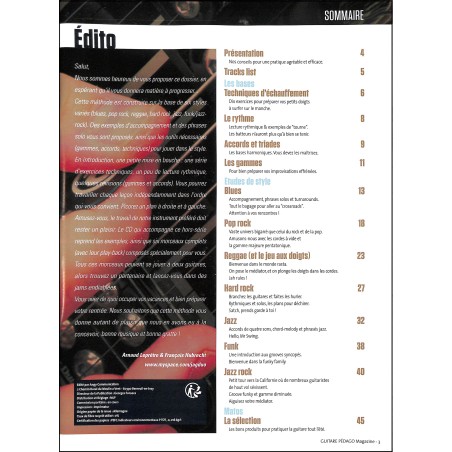 GUITARE PÉDAGO MAGAZINE |Premier Numéro