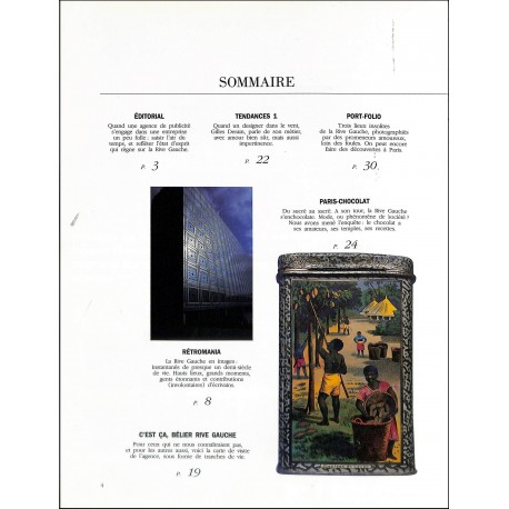 RIVE GAUCHE |Premier Numéro