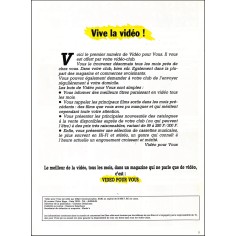 VIDEO pour vous |Premier Numéro 2