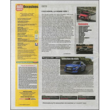 AUTO MAGAZINE OCCASIONS