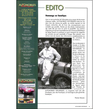 AUTOMOBILES HISTORIQUES