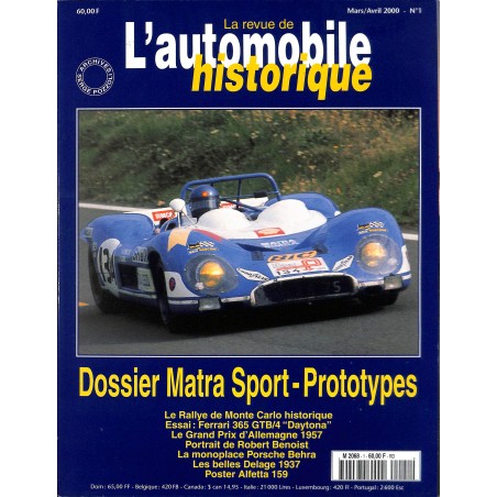 LA REVUE DE L'AUTOMOBILE HISTORIQUE