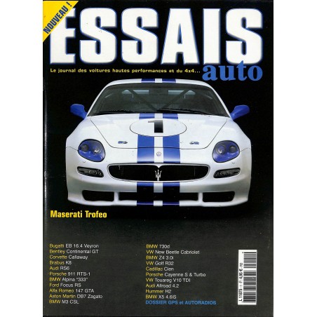 ESSAIS AUTO