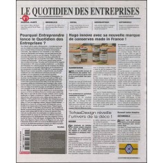 LE QUOTIDIEN DES ENTREPRISES