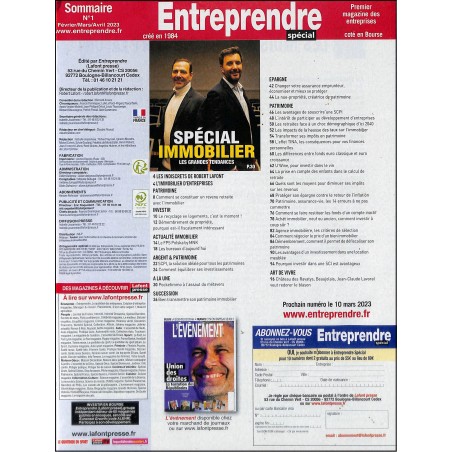 Entreprendre spécial