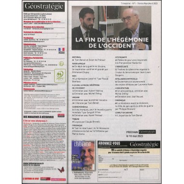 Géostratégie magazine