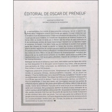 Géostratégie magazine
