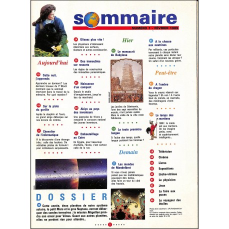 SCIENCE & VIE JUNIOR |Premier Numéro