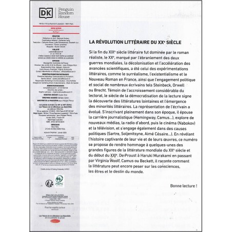 Les trésors de la littérature Les essentiels