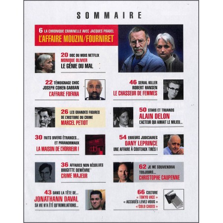 Les dossiers de chroniques criminelles