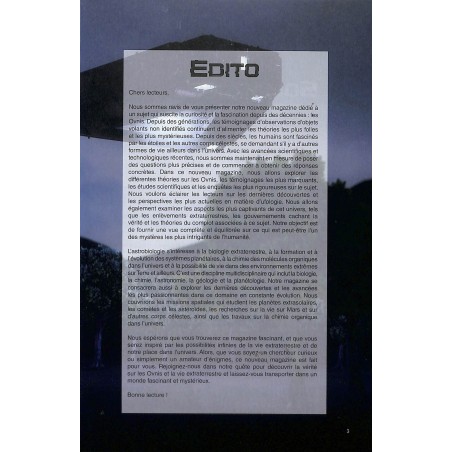 OVNIS ET VIE EXTRATERRESTRE