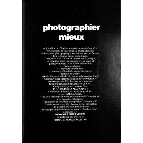 PHOTO cinéma |Premier Numéro