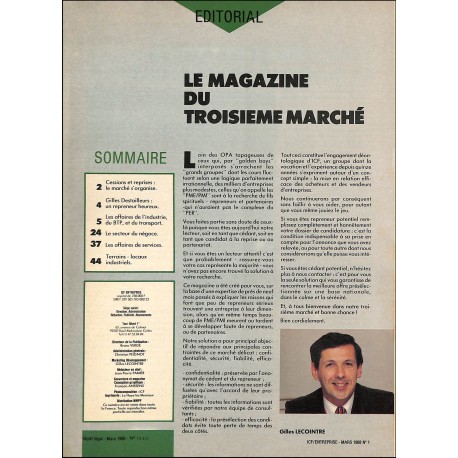 icf |Premier Numéro