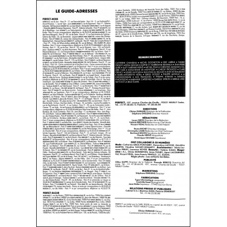 PERFECT |Premier Numéro