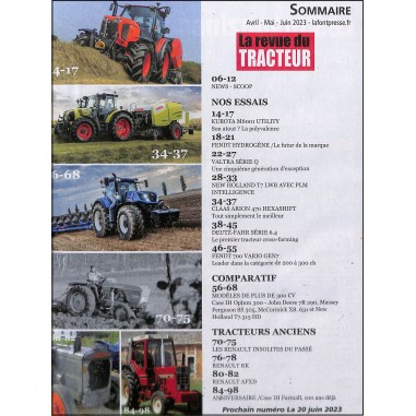 LA REVUE DU TRACTEUR