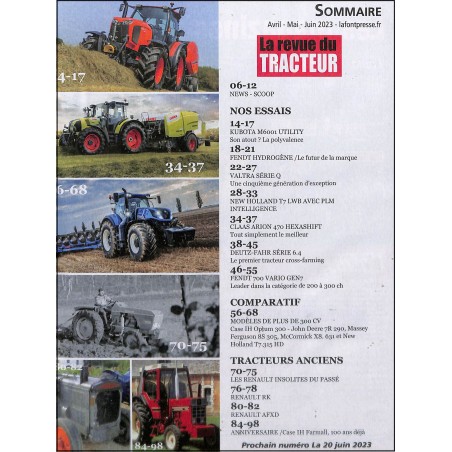 LA REVUE DU TRACTEUR
