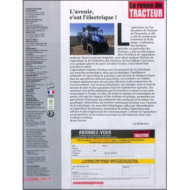 LA REVUE DU TRACTEUR