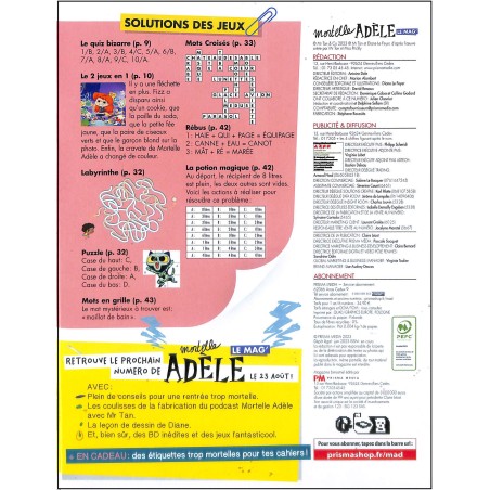 MORTELLE ADÈLE LE MAG'