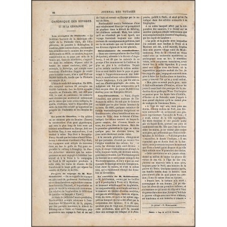 JOURNAL DES VOYAGES