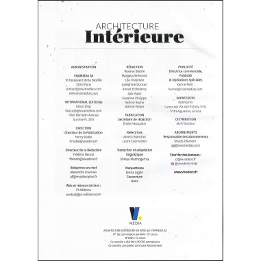 ARCHITECTURE INTÉRIEURE