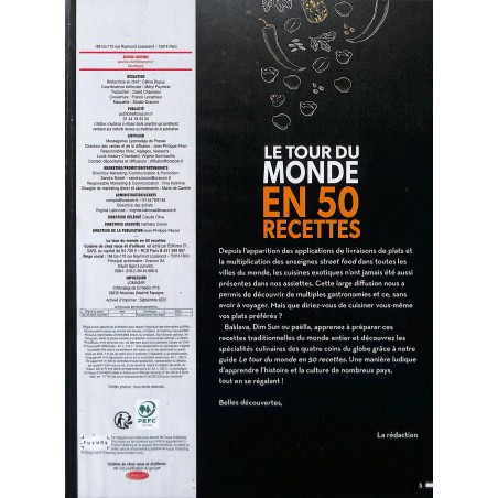 LE TOUR DU MONDE EN 50 RECETTES