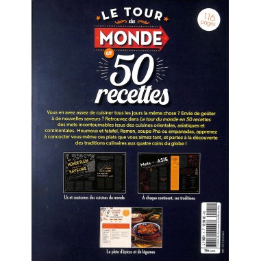 LE TOUR DU MONDE EN 50 RECETTES