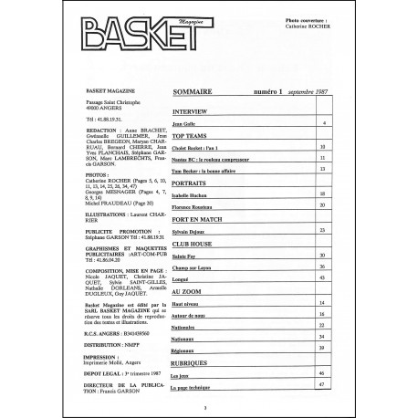 BASKET Magazine |Premier Numéro