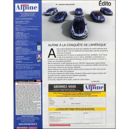 Automobile revue Alpine