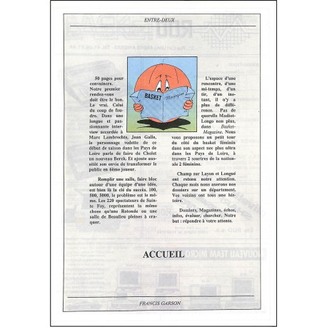 BASKET Magazine |Premier Numéro