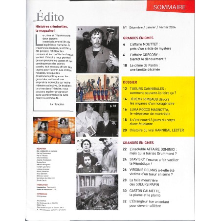 Histoires criminelles