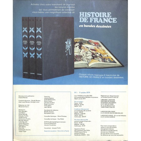 HISTOIRE DE FRANCE EN BANDES DESSINEES
