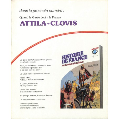 HISTOIRE DE FRANCE EN BANDES DESSINEES