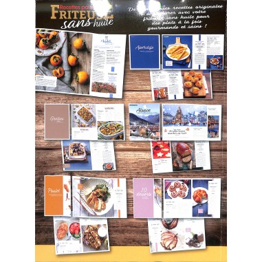 Recettes pour ma friteuse sans huile