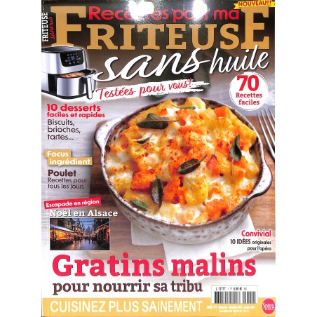 Recettes pour ma friteuse sans huile