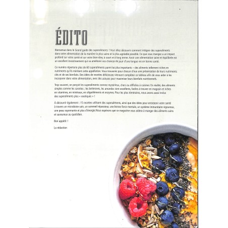 Le grand guide des super aliments